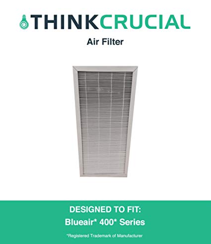 Think Crucial Replacement for Deluxe Blueair 400 Air Purifier Filter Fits ALL 400 Series Air Purifiers