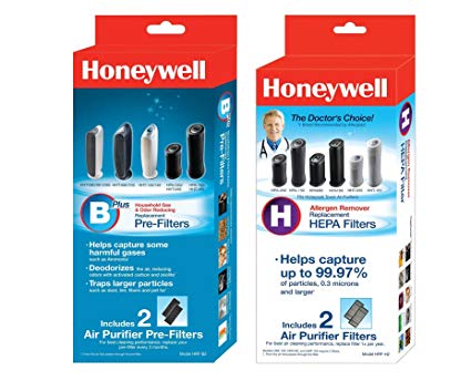 Honeywell Air Purifier Filters + Carbon Filters Bundle . Made Specifically for Honeywell Tower Air Purifiers