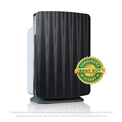 Alen BreatheSmart Classic  Allergen-Reducing Air Purifier with Basic HEPA Filter, 1100 SqFt; Safari Black