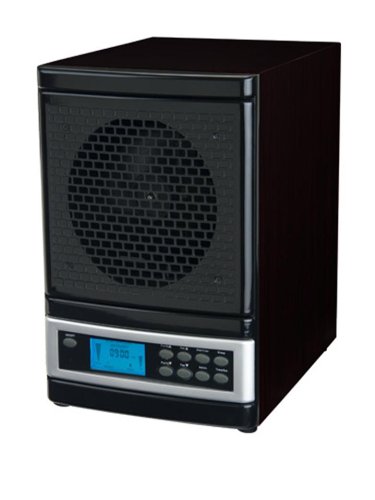 MicroLux ML4000DBK 7-Stage UV Ion Air Purifier with Remote, Black Finish