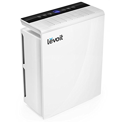 LEVOIT LV-PUR131 Air Purifier with True HEPA Filter, Odor Allergies Eliminator, Air Cleaner for Large Room, Dust, Smoke, Mold, Pets, Smokers, Home, Auto Air Quality Monitor, 322 sq. ft, US-120V