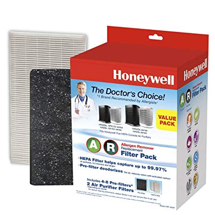 Honeywell HRF-ARVP True HEPA Filter Value Combo Pack, White