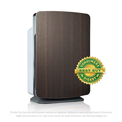 Alen BreatheSmart Classic Allergen-Reducing Air Purifier with HEPA Filter for Household Chemicals, 1100 SqFt; Espresso