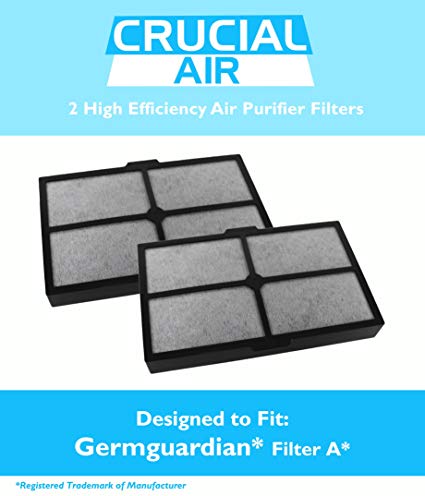 2 Replacement A Filter Fits Table Top Air Cleaning System AC4010, Compare to Part # FLT4010, Designed & Engineered by Crucial Air